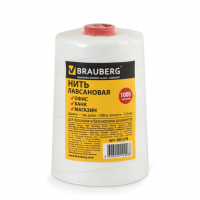 Нить BRAUBERG лавсановая для прошивки документов, диам. 1 мм, длина 1000м, в термопленке, ЛШ купить ЦИТ Нить BRAUBERG лавсановая для прошивки документов, диам. 1 мм, длина 1000м, в термопленке, ЛШ фото