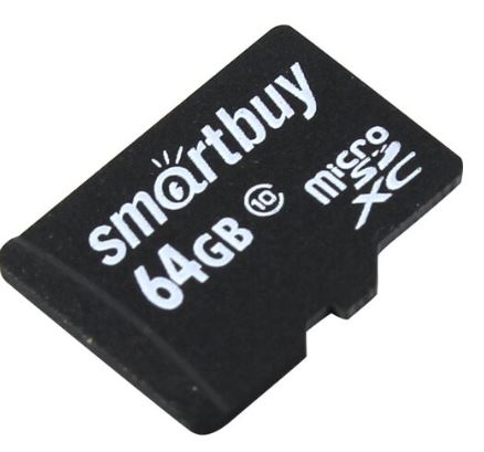 Карта памяти MicroSD 64GB Smart Buy Сlass 10 (SB64GBSDCL10-00LE) фото