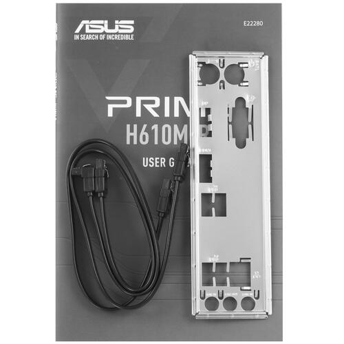 Материнская плата ASUS PRIME H610M-R-SI <S-1700 Intel H610 2xDDR5 mATX AC`97 8ch(7.1) GbLAN+VGA+HDMI фото