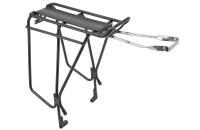 Багажник для велосипеда 28" BLF-H47 STELS алюминиевый чёрный усиленный под дисковый тормоз 10083 фото