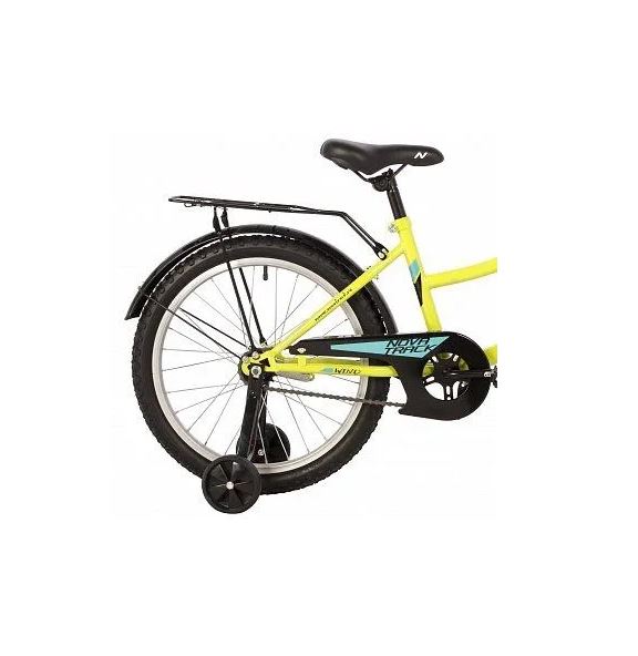 (м) Велосипед детский NOVATRACK 20"203WIND.GN22 зеленый, защита цепи А-тип, пер.ручн, зад нож тормоз фото