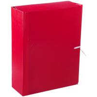 Папка для бумаг архивная А4, 50мм, 4 завязки, бумвинил, с жесткими клапанами OfficeSpace фото