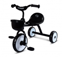 (м) Велосипед детский 3-х колесный City-Ride CH-B3-00ED на пластиковых колесах 10/8 в/к. Корзинка сп фото