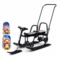 Снегокат детский 507 "TWINS BABY Wheel" разборный (Ёжики) БАРС507ежики купить ЦИТ Снегокат детский 507 "TWINS BABY Wheel" разборный (Ёжики) БАРС507ежики фото