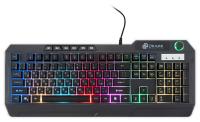 Клавиатура Оклик 715G черный USB Multimedia for gamer LED фото