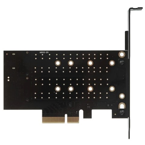 Контроллер PCI-E SSD M.2 (NVMe+SATA) в разъем PCI-e Gembird MF-PCIE-NVME-SATA фото