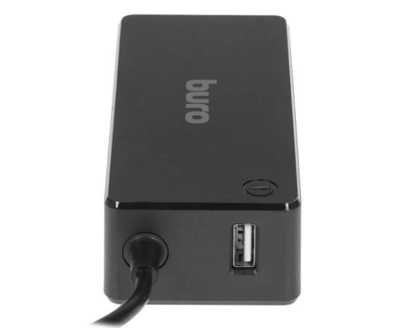 Адаптер AC Buro BUM-0220B65 автоматический 65W 18.5V-20V 11-connectors 1xUSB от бытовой электросети фото