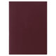 Папка адресная бумвинил без надписи, А4, бордовая, индивидуальная упаковка, STAFF Basic, 129634 фото