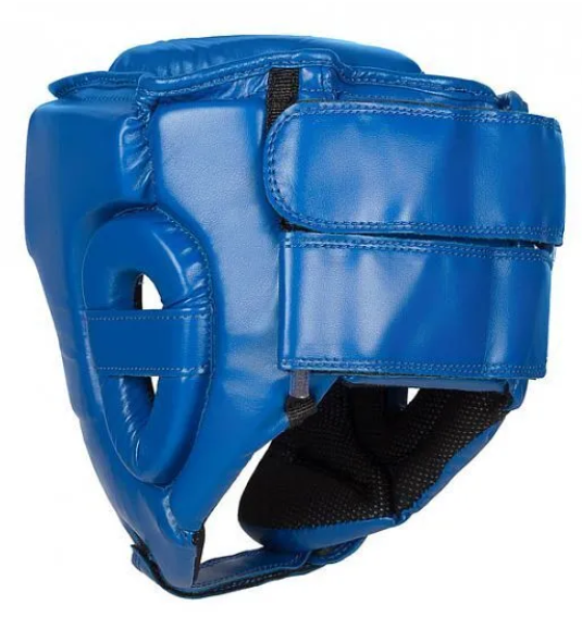 Шлем боксерский "Clinch Helmet Kick" синий (размер S)  фото