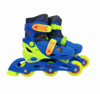 Ролик. коньки пластик. рама, 608Z, кол. ПВХ, р. 31-34 в сумке арт. P31-34-AT2 код 270364 фото