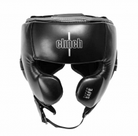 Шлем боксерский Clinch Contender Full Face черно-серый (размер S) C225  фото