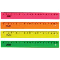 Линейка 20см ArtSpace, флуоресцентная, ассорти фото
