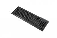 Комплект клавиатура + мышь Oklick 230M черный USB беспроводная фото