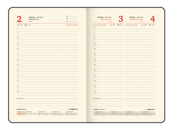 Ежедневник датированный 2026 А5 163х218мм BRAUBERG Note, под кожу, держ д/ручки, серый, 117519 фото