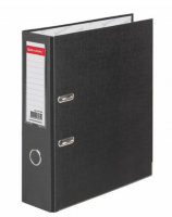 Папка-регистратор BRAUBERG покрытие ПВХ, 80 мм, с уголком, черная (удв. срок службы), 227189 купить ЦИТ Папка-регистратор BRAUBERG покрытие ПВХ, 80 мм, с уголком, черная (удв. срок службы), 227189 фото