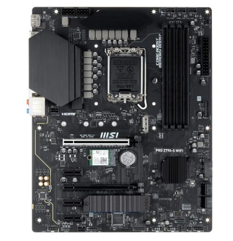 Материнская плата MB MSI PRO Z790-S WIFI <S-1700 Intel Z790 4xDDR5 ATX AC`97 8ch(7.1) 2.5Gg RAID+HDM фото