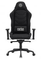 Кресло игровое Cactus CS-CHR-MC04-BBK черный крестов. сталь пластик черный  фото