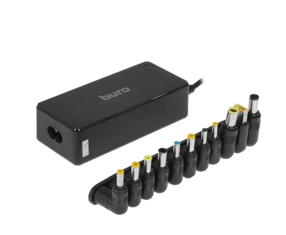Адаптер AC Buro BUM-0220B65 автоматический 65W 18.5V-20V 11-connectors 1xUSB от бытовой электросети фото