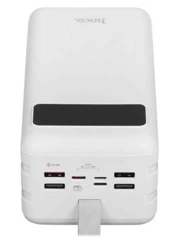 Аккумулятор внешний HOCO J86B Electric 60000mAh белый 6931474771759 фото