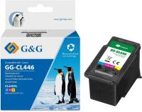 Картридж струйный G&G GG-CL446 многоцветный (15мл) для Canon Pixma MG2440/2540/2940 без чипа  фото
