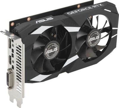 Видеокарта PCI-E 6Gb ASUS NV DUAL-RTX3050-O6G RTX3050 GDDR6 96bit 1507/14000 DVIx1 HDMIx1 DPx1 HDCP  фото