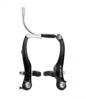 Тормоз ободной V-образный передний T210DG APSE алюминиевый черный 510115 фото