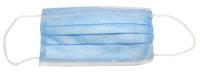 Маска одноразовые 3-х слойные, на резинке, голубые  СИЗ001-002 фото