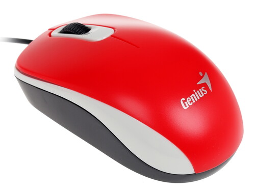 Мышь Genius DX-110 красный USB фото