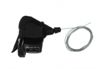 Шифтер MicroShift, TS38, левый, 3 скорости, индикатор, трос 1800мм, черный TS38-3-L1  купить ЦИТ Шифтер MicroShift, TS38, левый, 3 скорости, индикатор, трос 1800мм, черный TS38-3-L1  фото