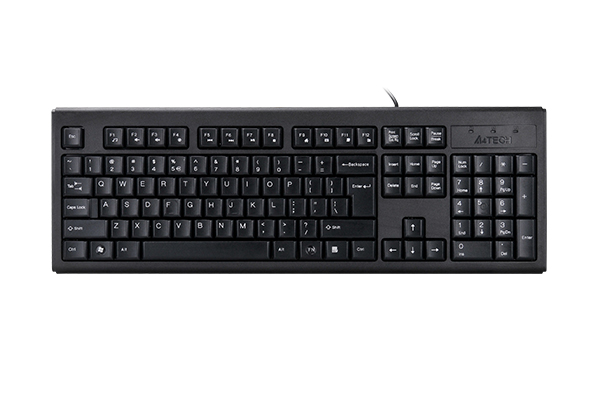Клавиатура A4 KR-83 черный USB фото