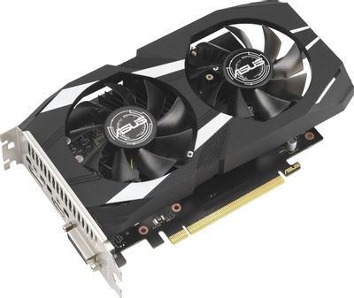Видеокарта PCI-E 6Gb ASUS NV DUAL-RTX3050-O6G RTX3050 GDDR6 96bit 1507/14000 DVIx1 HDMIx1 DPx1 HDCP  фото