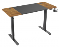 Стол для компьютера Cactus CS-EDL-BAWD электропривод МДФ столешница черный основание черный  фото