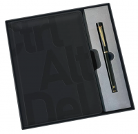 Ежедневник недатированный, А5, 136л., твердый переплет, кожзам, BG "Ctl+Alt+Del", черный, в подарочн фото