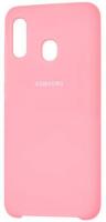 Чехол Silicone Cover для Samsung A20, A205F/ A30, A305F (2019) розовый песок   фото
