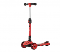 Самокат-кикборд NOVATRACK 120P.RAINBOW.RD25 Pro, колеса 120х80 мм, красный фото