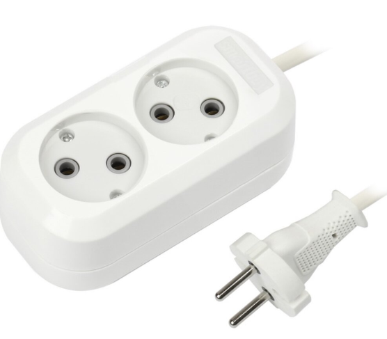 Удлинитель SMARTBUY SBE-10-2-03-N, 2 гнезда 3 метра фото