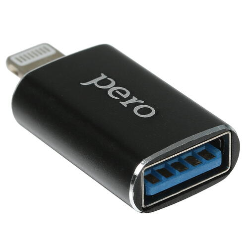Адаптер PERO AD02 OTG LIGHTNING TO USB 3.0 (PRAD02LTSR) фото