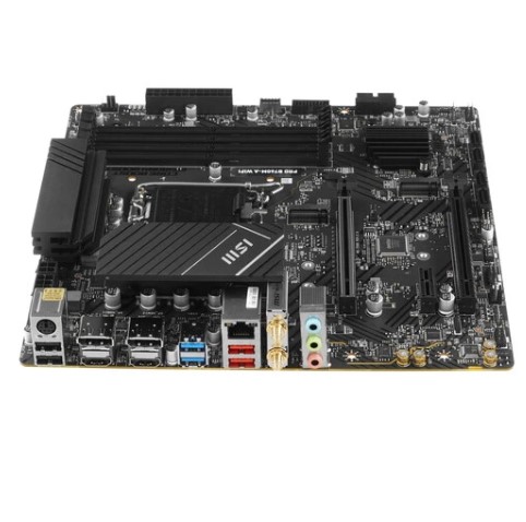 Материнская плата MB MSI PRO B760M-A WIFI <S-1700 Intel B760 4xDDR5 mATX  AC`97 8ch(7.1) 2.5Gg+HDMI+ фото