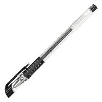 Ручка гелевая с грипом STAFF Basic Needle, ЧЕРНАЯ, игольчатый узел 0,5 мм, линия письма 0,35 мм, 143 фото