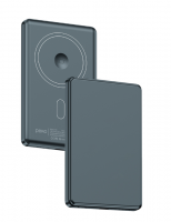 Внешний аккумулятор PERO PB13 5000 mAh MagSafe серый (PB13GR) фото