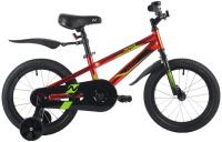 (м) Велосипед детский NOVATRACK 16"165JUSTER.RD23 красный, сталь, тормоз нож, пласт крылья, полная з фото