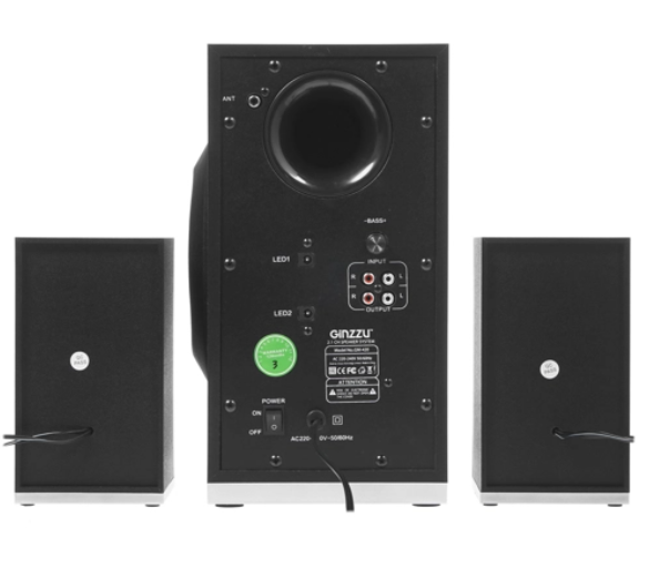 Колонки GINZZU GM-420 2.1  купить ЦИТ Колонки GINZZU GM-420 2.1  фото