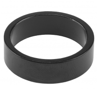 Проставочное кольцо рулевой колонки алюминиевое "спейсер", h-10мм, для штока вилки 1-1/8", черное SC фото