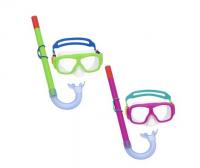 Комплект для плавания маска+трубка от 7 лет, АССОРТИ, BESTWAY, 24035 фото