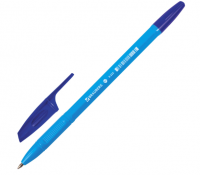 Ручка шариковая BRAUBERG X-333 NEON SOLID, СИНЯЯ, корпус ассорти, узел 0,7мм, линия 0,35мм, 142831 фото