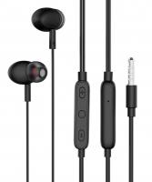 Наушники с микрофоном PERO EP14 черный EP14B фото