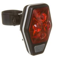 Велофонарь задний STG TL5437, 4 красФонарь STG задний TL5437, 4 красных диода по 0,5 ватт, с линзами фото