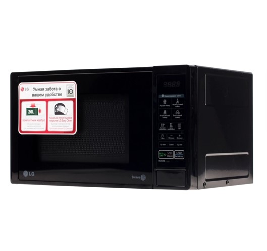 Микроволновая печь LG MS-2042DB черный фото