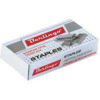 Скобы для степлера №10 (1000шт) Berlingo, оцинкованные, Арт: SH505 фото