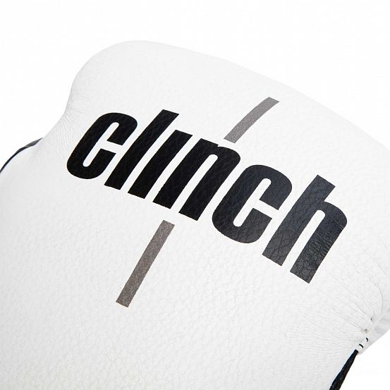 Перчатки боксерские Clinch Punch 2.0 бело-черно-бронзовые 12 унций фото